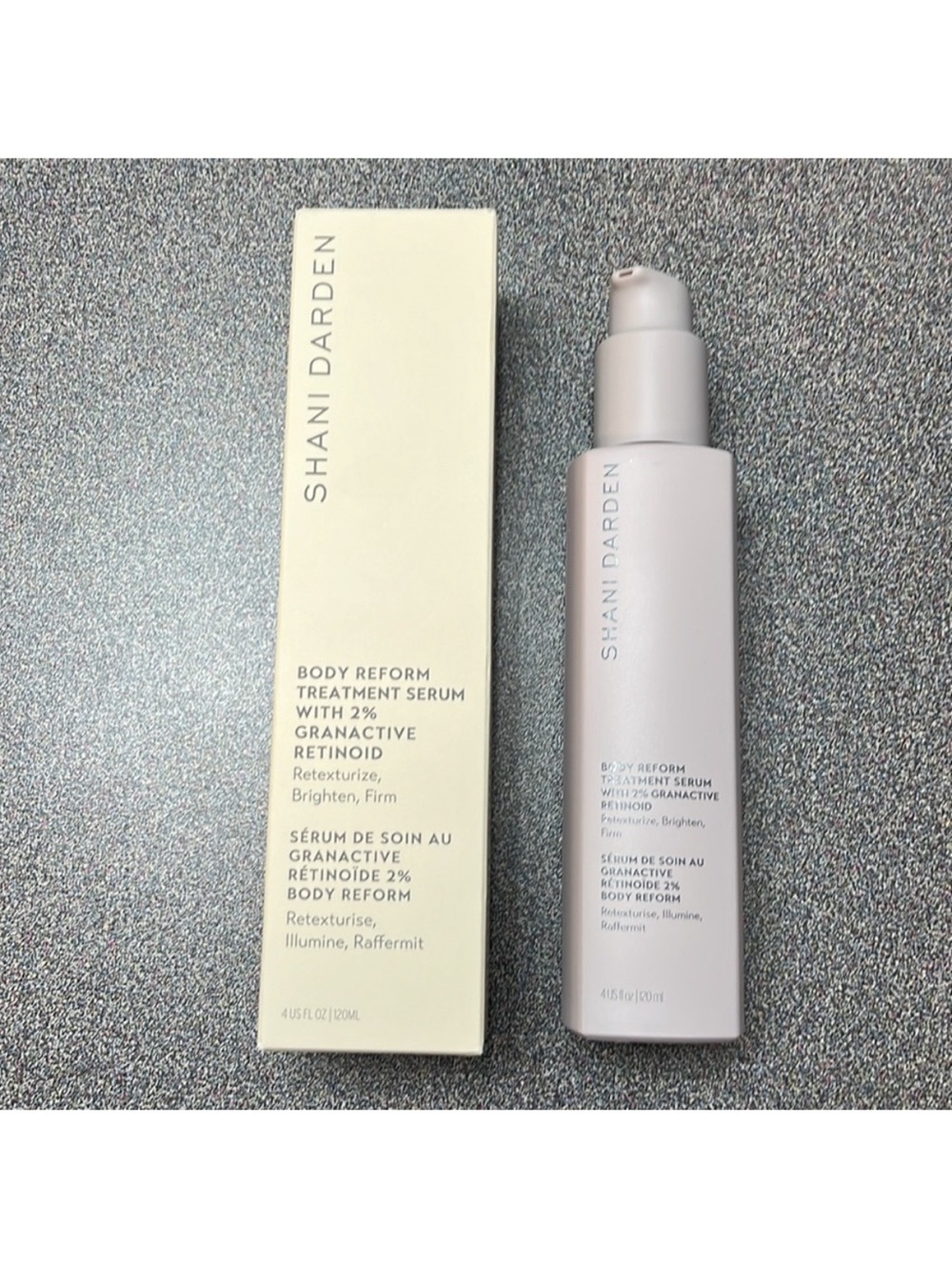 Shani Darden Body Reform Treatment Serum - Cream & Pale Pink Packaging